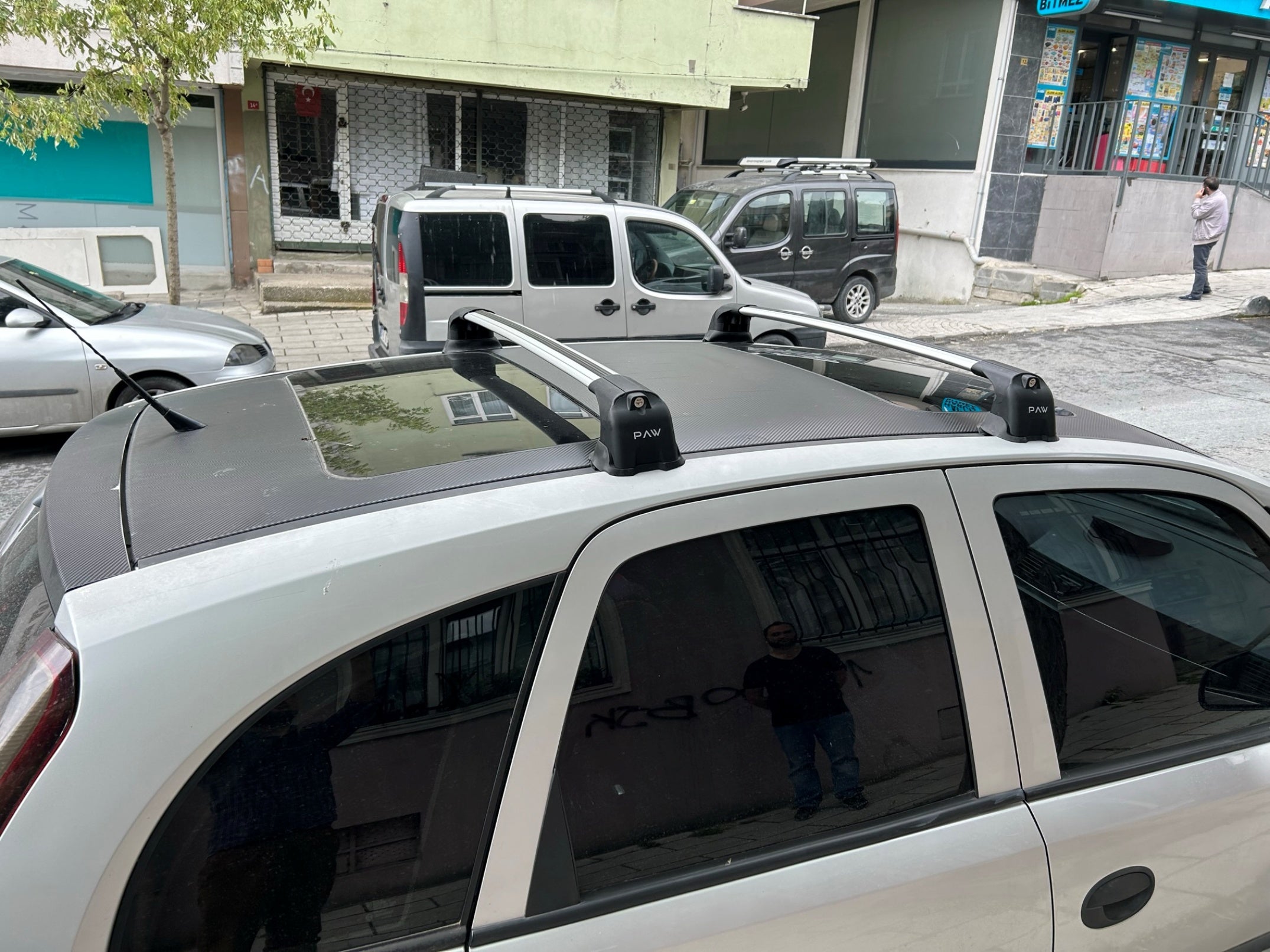 For Opel Meriva A (2003-2010) Roof Rack System Carrier Cross Bars Aluminum Silver For Opel Meriva A (2003-2010) Roof Rack System Carrier Cross Bars Aluminum Silver